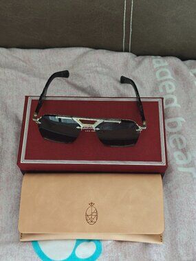 Jacques Marie Mage Silverton Titanium 22 Sunglasses Tortoise Limited